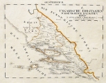 SCHLIEBEN, WILHELM ERNST AUGUST VON: MAP OF THE DISTRICTS OF SPLIT AND MAKARSKA  